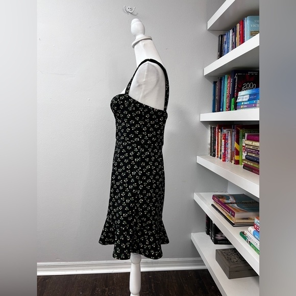 Hutch Anthropologie Ditsy Floral Print Corset Mini Dress Size Medium - Picture 8 of 15